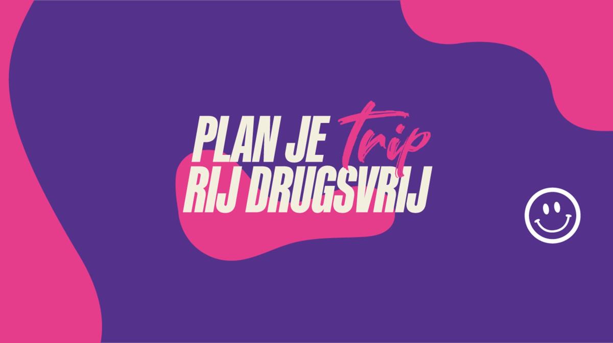 Campagnelogo van de campagne Rij Drugsvrij