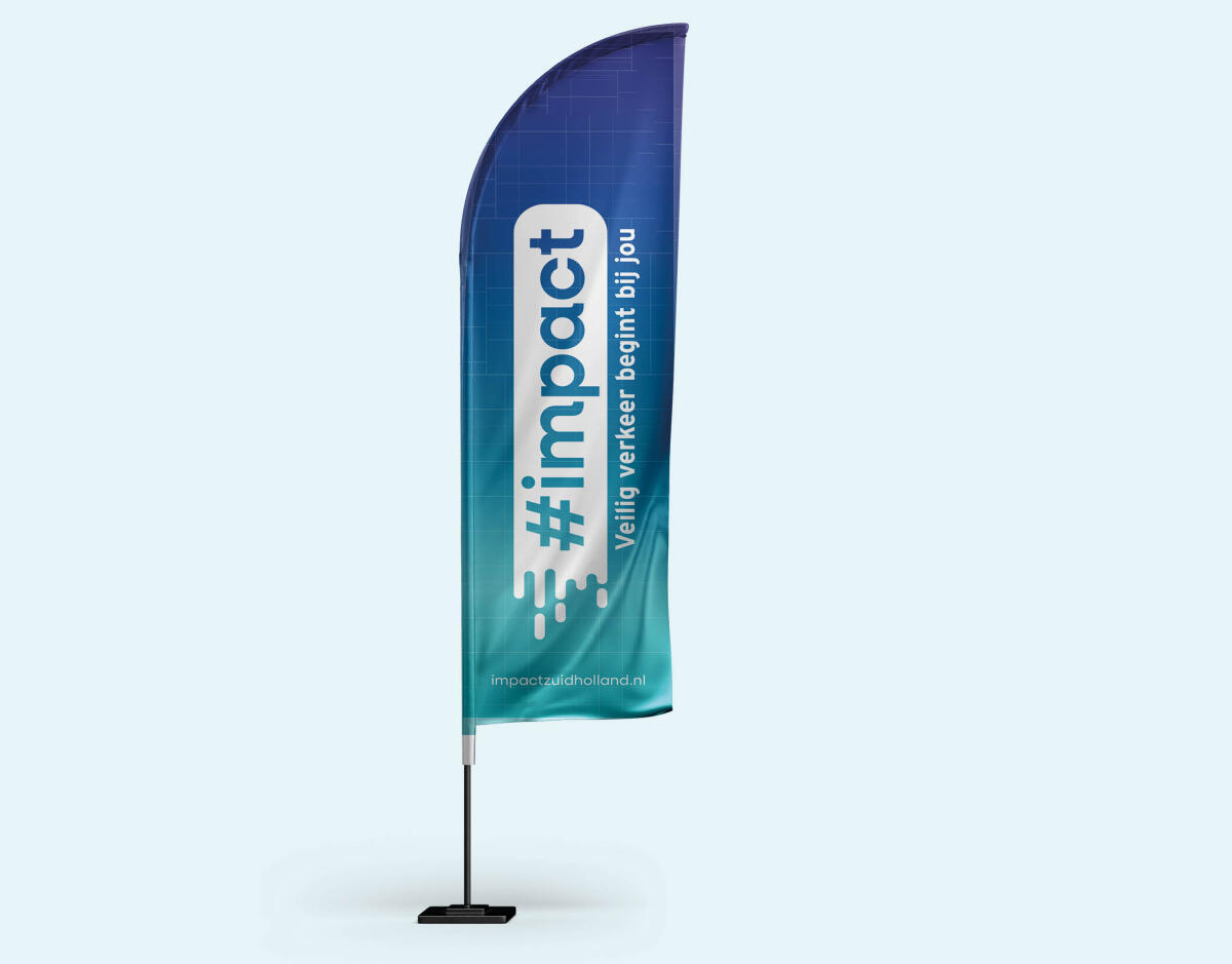Beachflag huisstijl #impact kleurverloop
