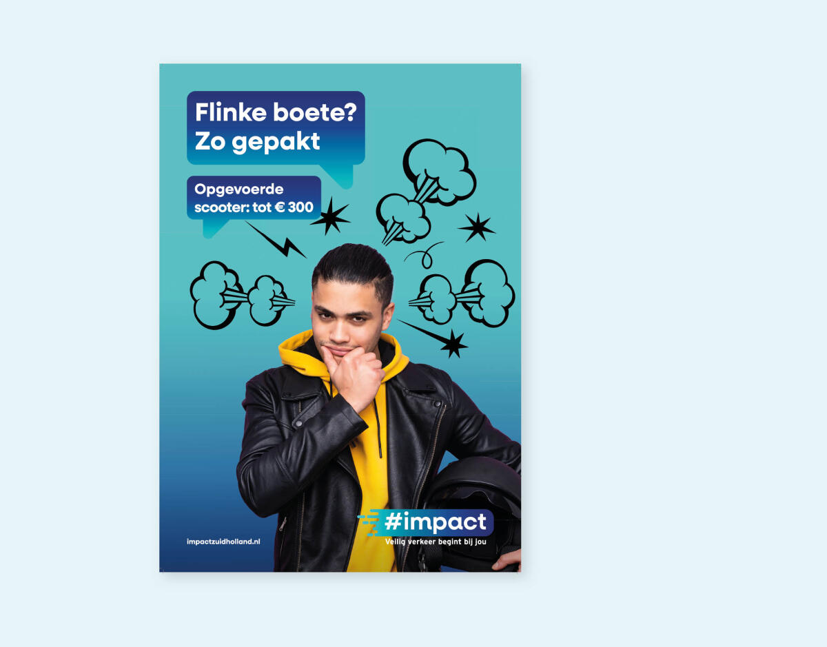 Scooter: flinke boete, zo gepakt (afleiding), A1 + A2