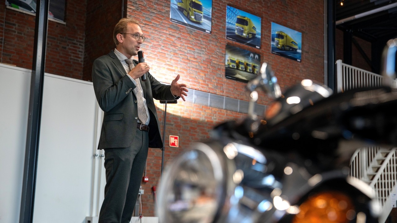 Wethouder Arjan Meerkerk opent het event